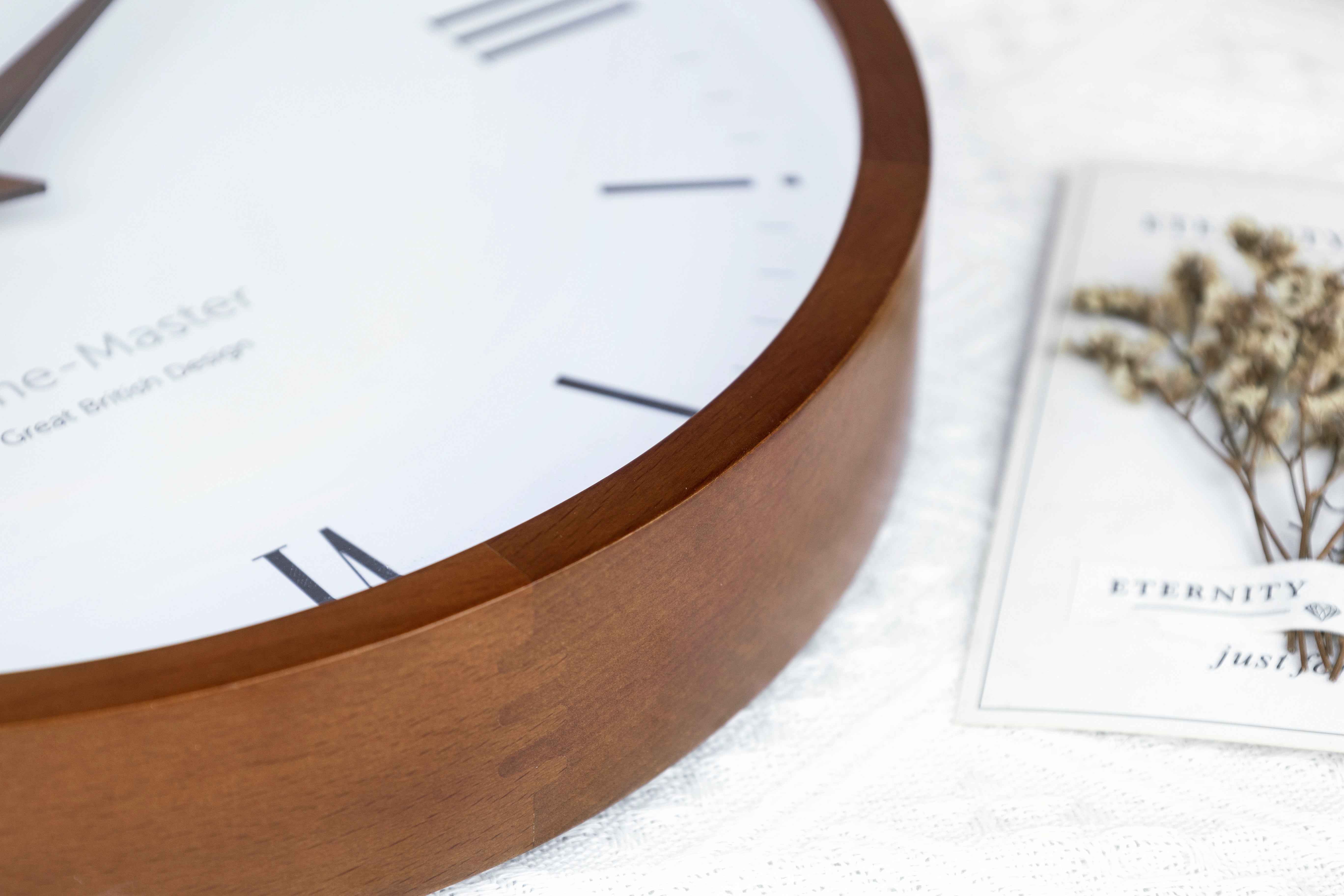 Time Clock - Planeteco Time Master- Roman Numeral Wall Clock