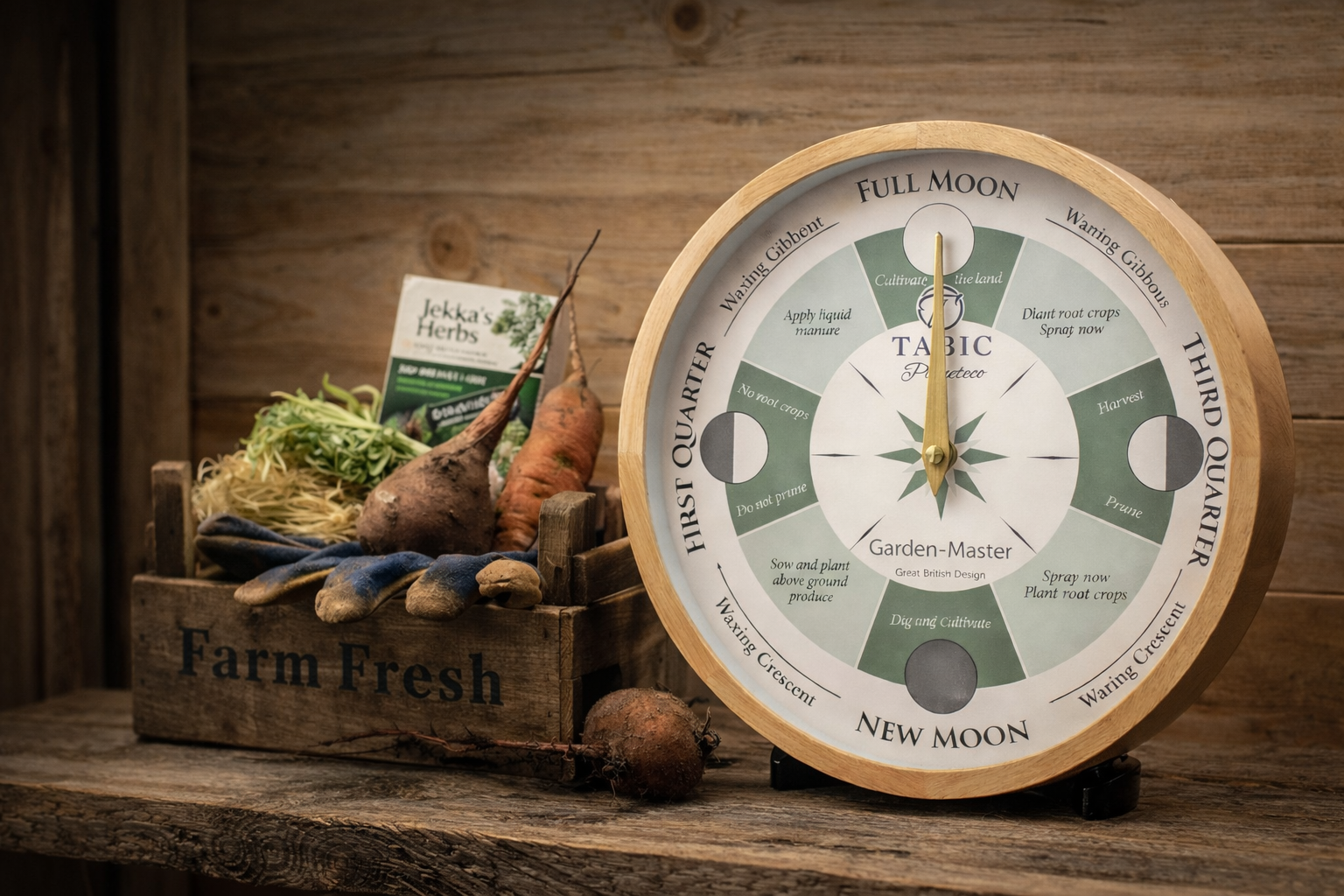 Planeteco Garden Master - Moon Gardening clock - , the Best gardening tool for any Gardener