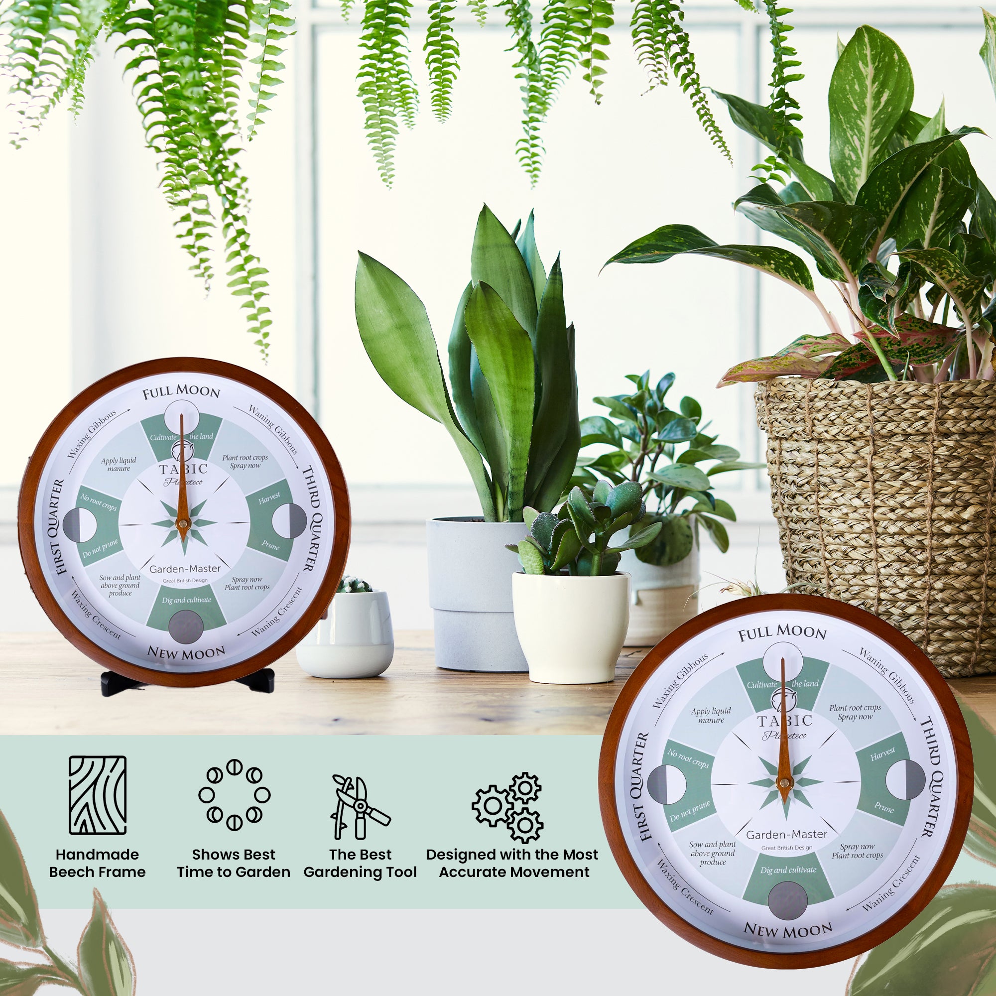 Moon Gardening clock - Planeteco Garden Master, the Best gardening tool for any Gardener