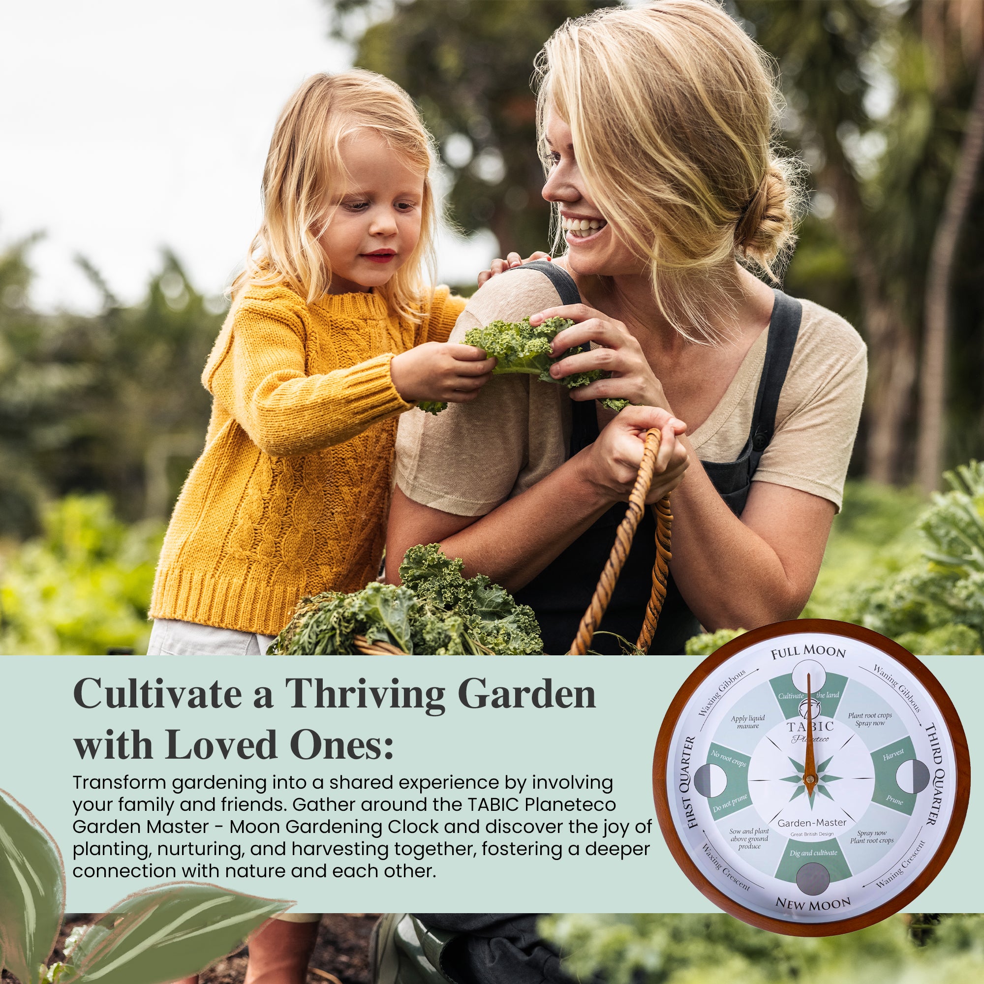 Planeteco Garden Master - Moon Gardening clock - , the Best gardening tool for any Gardener
