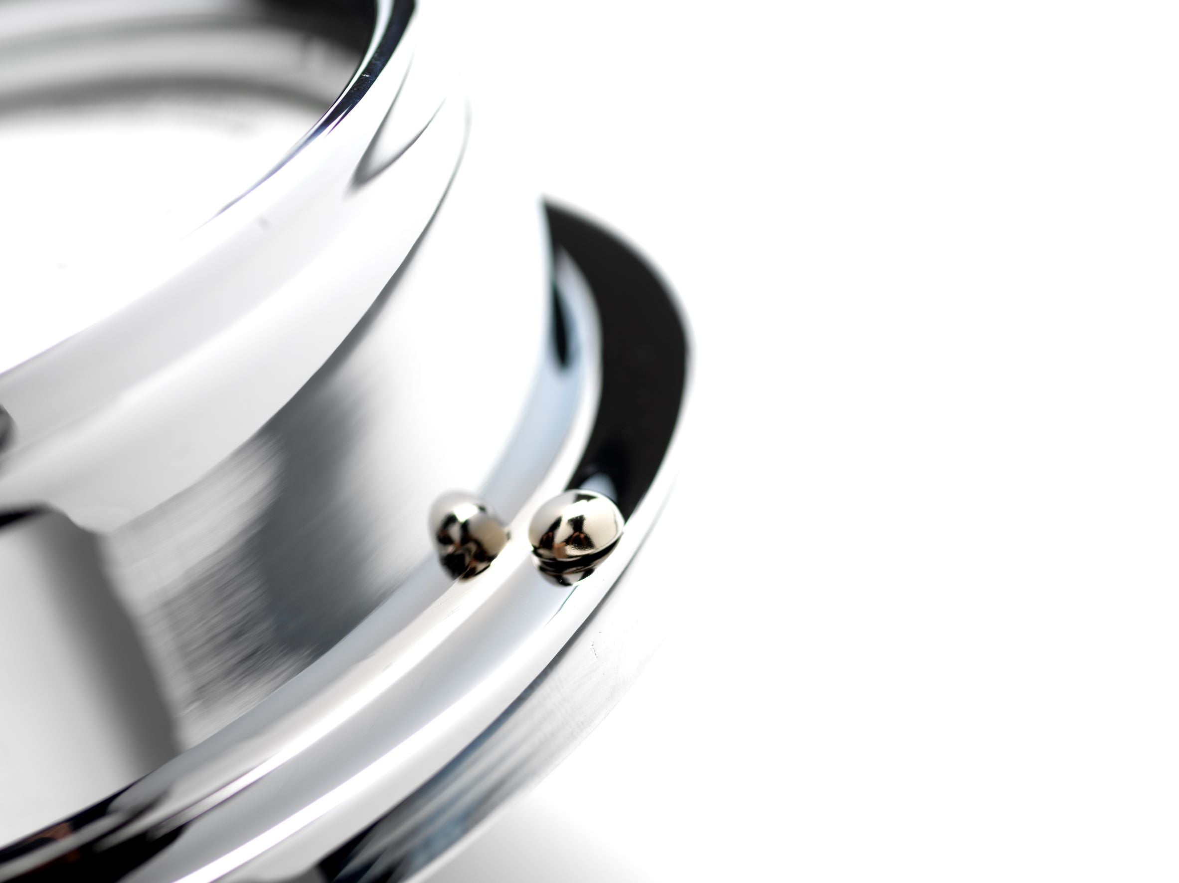 Moon Gardening Clock - Classic Chrome