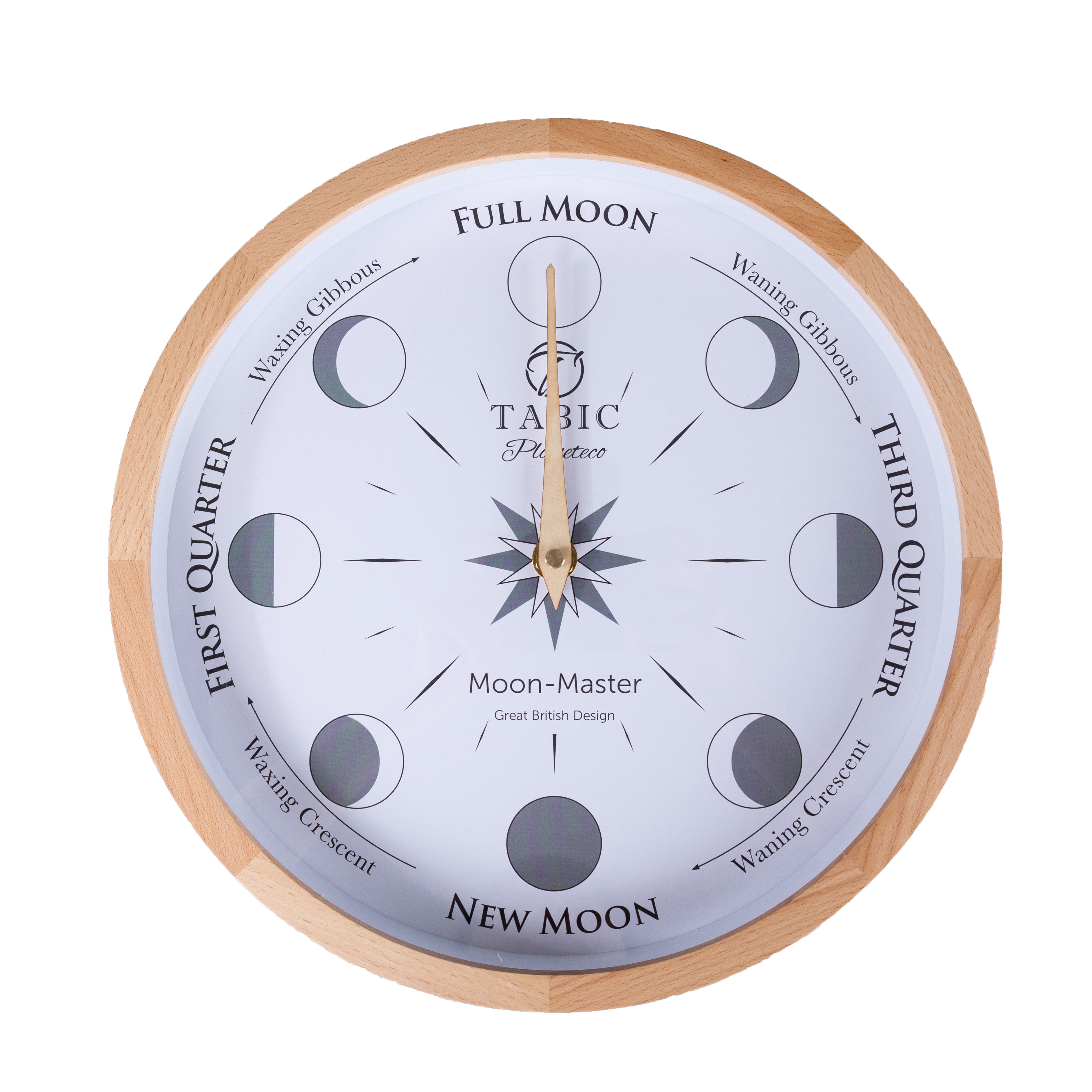 Moon Phase clock - Planeteco Moon Master, accurate lunar tracking