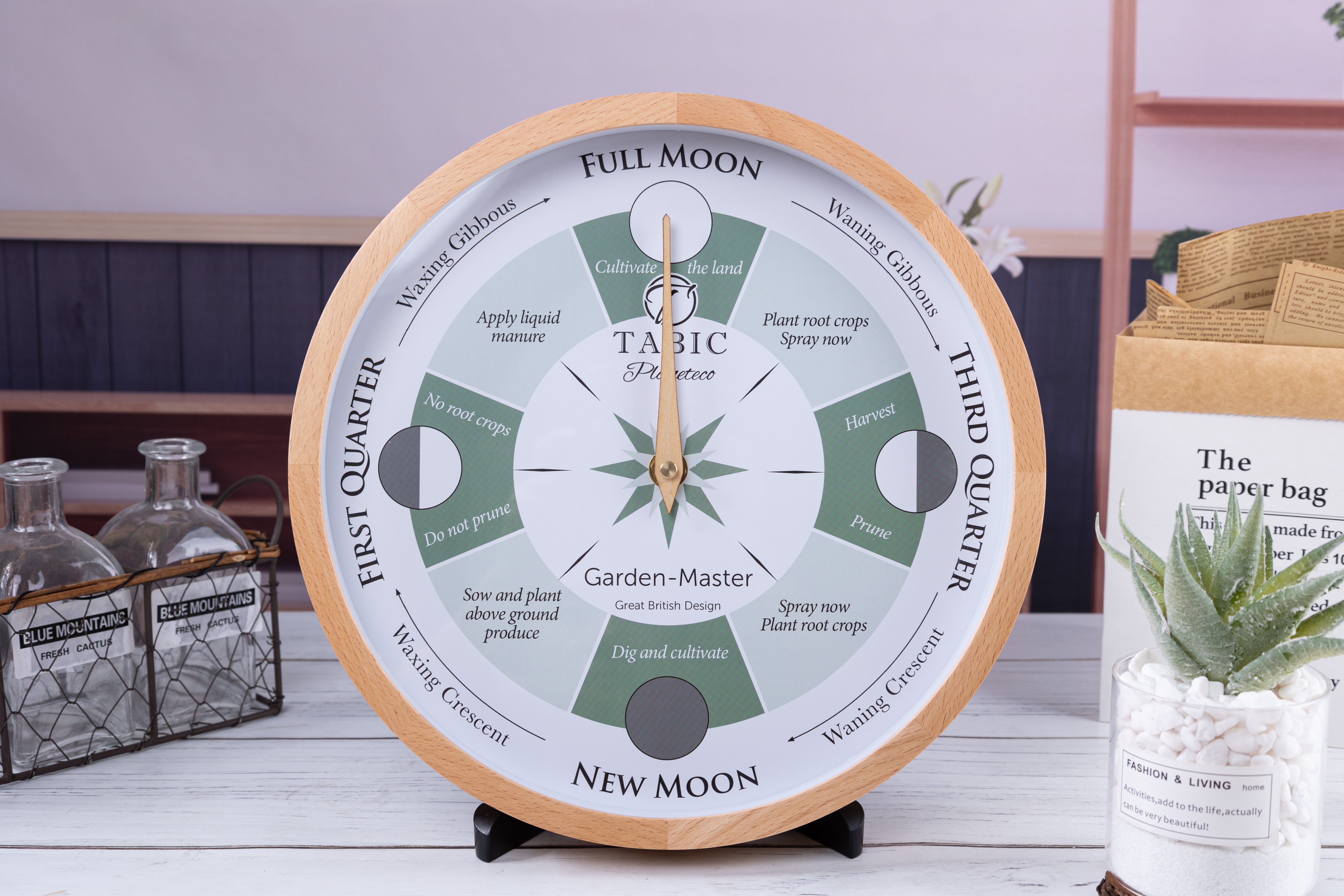 Moon Gardening clock - Planeteco Garden Master, the Best gardening tool for any Gardener