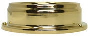 Handmade Prestige Arabic Numeral Clock in Solid Brass with a Jet Black Dial. - TABIC CLOCKS