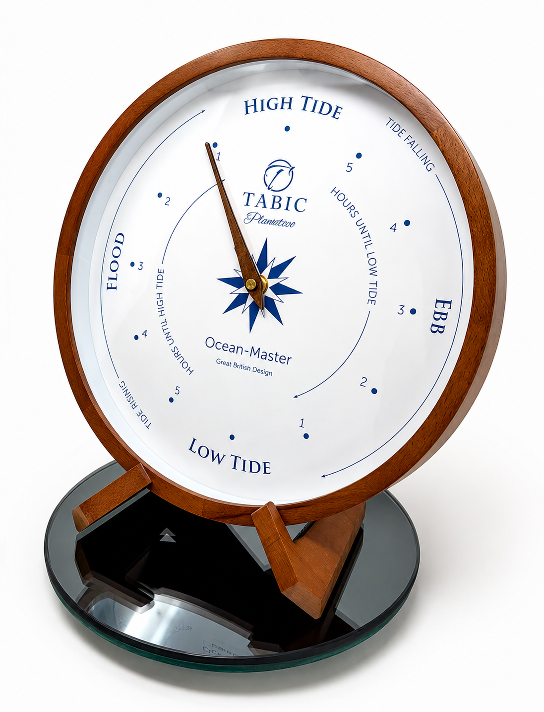 Planeteco Clock Stand | Solid Beech Display Stand