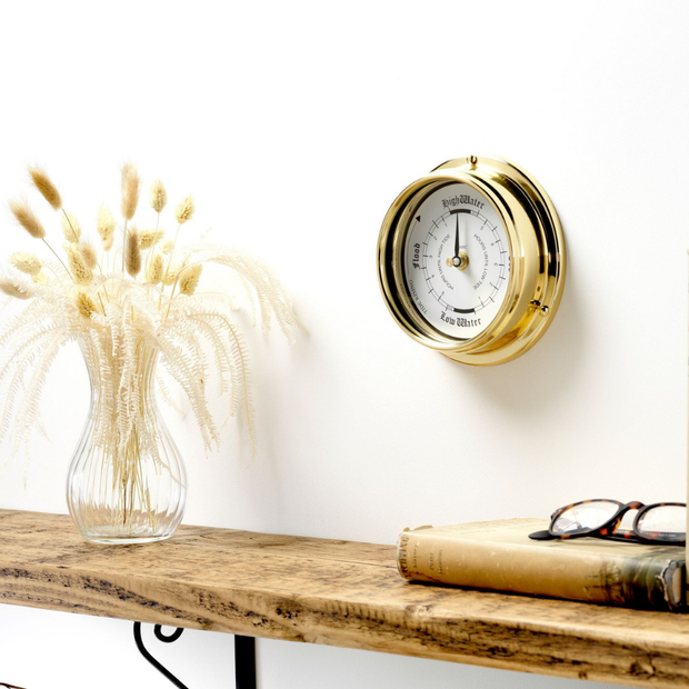 Handmade Solid Brass Tide Clock