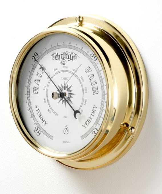 Handmade Solid Brass Traditional Barometer - TABIC CLOCKS