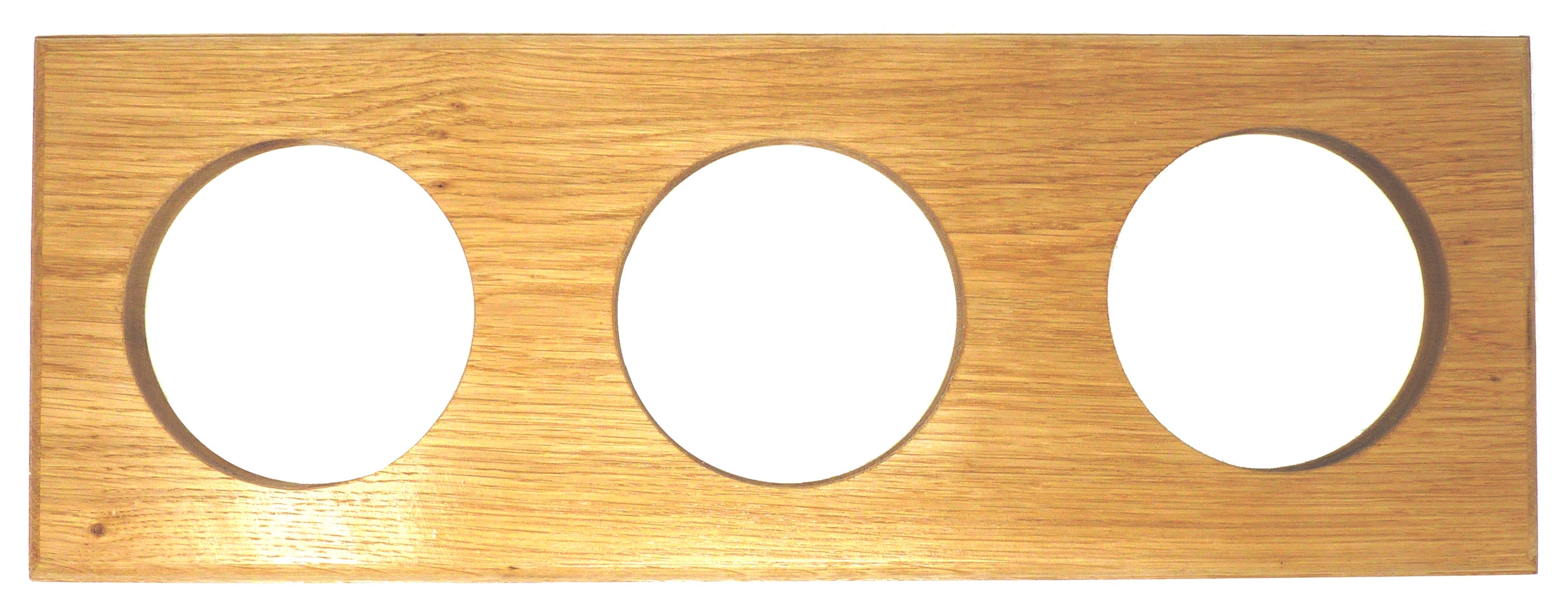 Handmade Treble English Natural Oak Wall Mount - TABIC CLOCKS