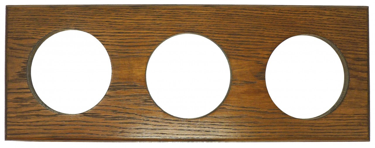 Handmade Treble English  Dark Oak Oak Wall Mount - TABIC CLOCKS